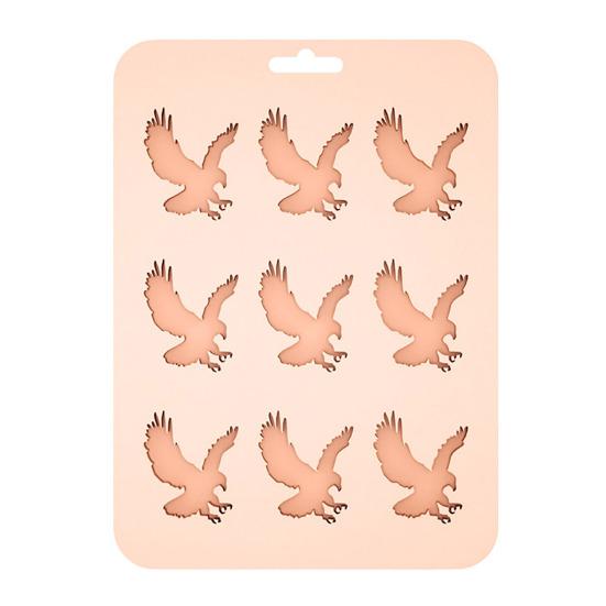 Silicone Eagle Ice Tray 9-Cavity Easy Release Chocolate Biscuit Mold DIY Creative Animal Shape Ice Cube Maker for Kitchen Baking