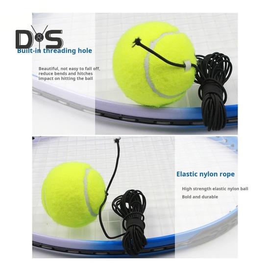 Tennistrener Rebound Ball Sett med 2 baller Tennis Treningsverktøy Solo Tennis Rebounder Utstyr for voksne barn