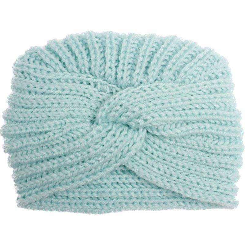 Autumn and winter new children's warm knotted wool hat, baby comfortable pullover hat, baby hat