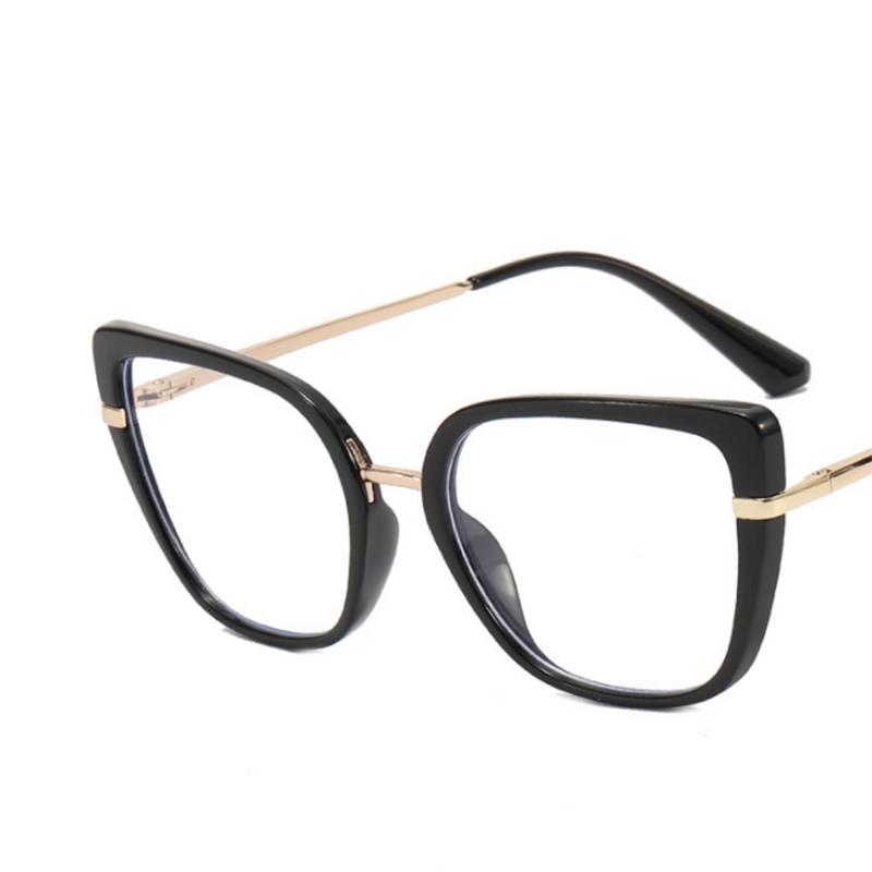 

Fashion Cat Eyes Frame Clear Glasses Myopia Nerd Spectacles -0.5 -1.0 -2.0 To -6.0 No degree 0