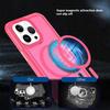 For iPhone 16 Pro Back Cover Skin Touch Frosted Translucent Magnetic Phone Case