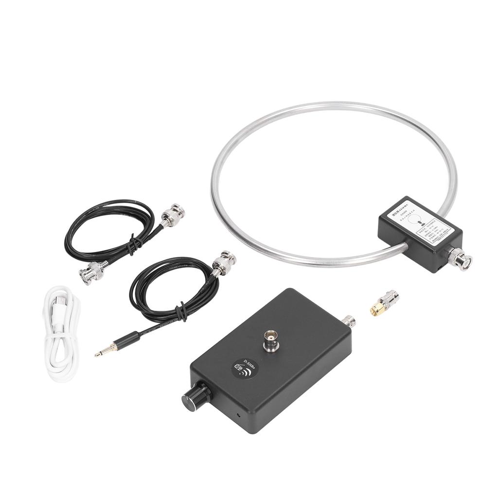 Short Wave Radio Antenna Stainless Steel Loop Antenna for Indoor Reception 2.3‑30MHz