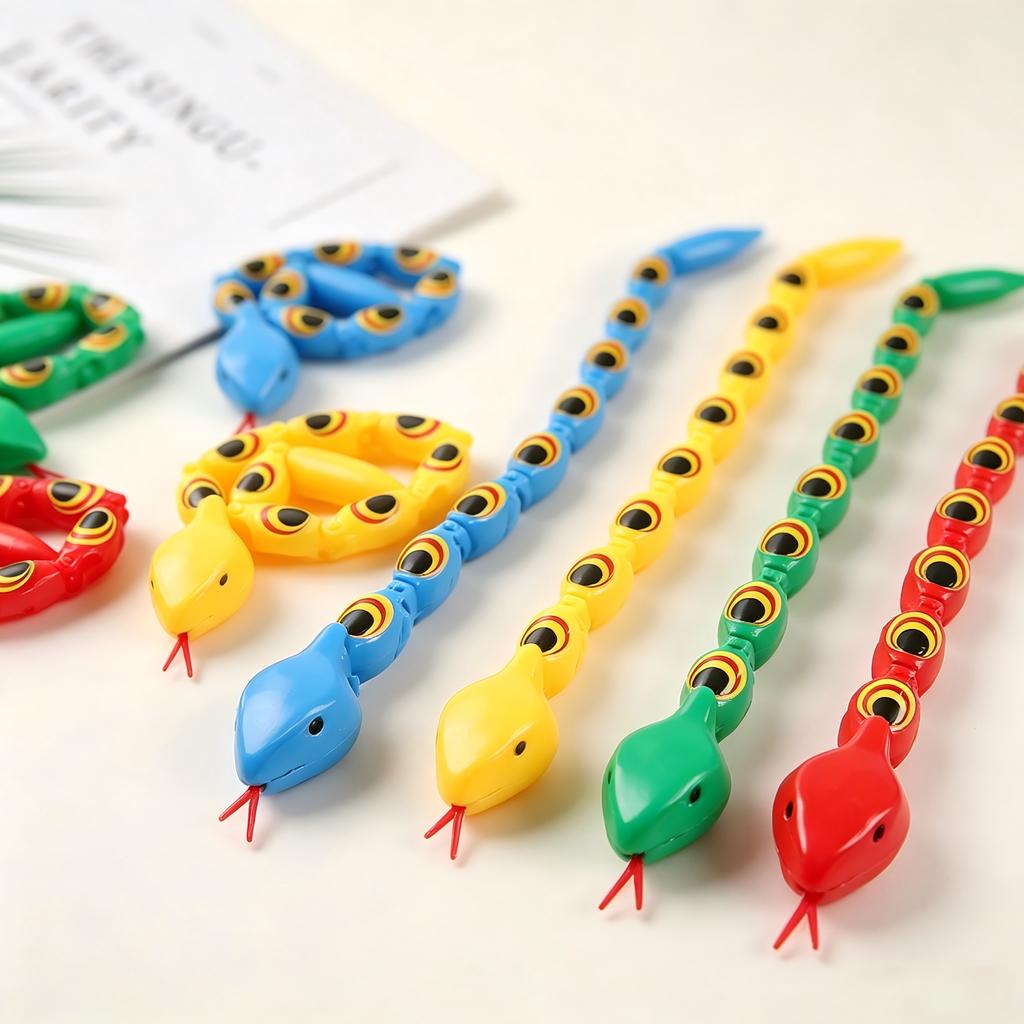 Mini Twisted Simulated Snake Mischief Toy Kids Birthday Halloween Christmas Party Favor Creative Gift