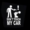 Vziguhk Berühre mein Auto nicht Aufkleber, Berühre mein Auto nicht Sticker, Berühre mein nicht