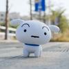 White Dog Key Desktop Doll Shiro Figure Cartoon Animation Model Cute Children Dog Doll Kawaii Doll Desktop Decoration Gift Box