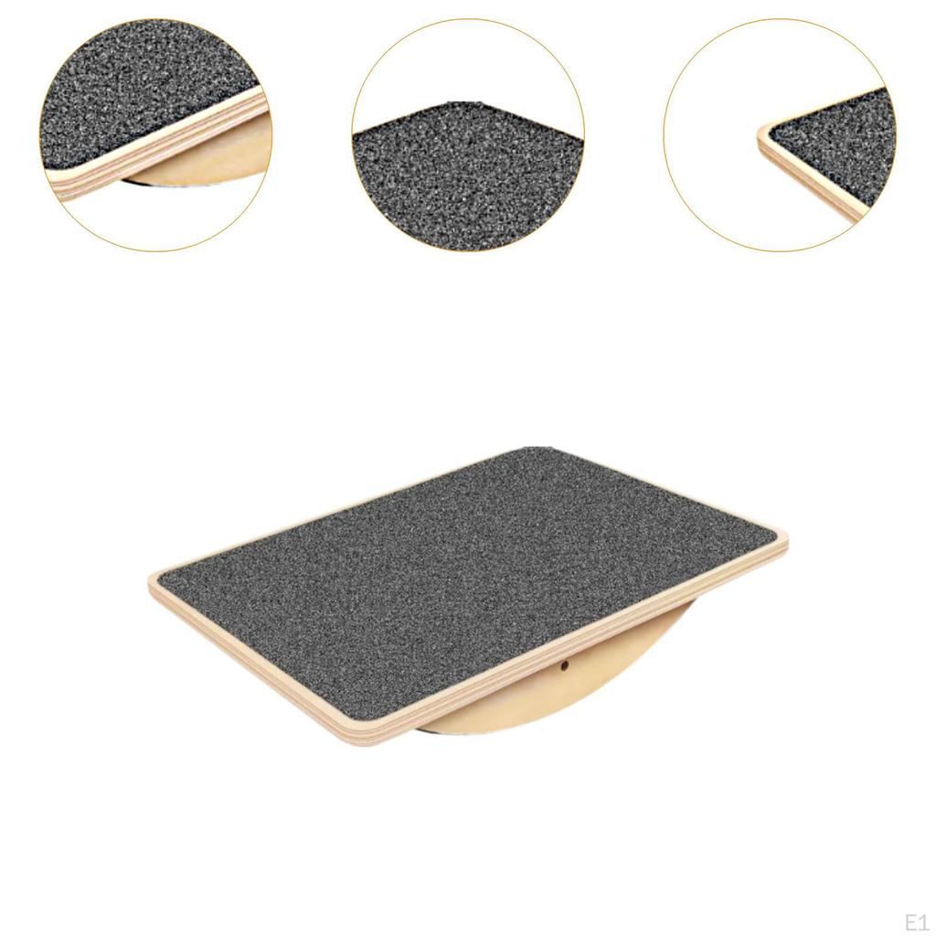 Wooden Balance Board Anti Slip, Stability Exercising for Office and Home Desk Accessory Foot
