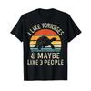 I Like Tortoises And Maybe 3 People Tortoise Turtle Reptile T Shirt Vintage Soft Unisex Fashion Graphic Slightly