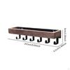 Wall Hanger Key Holder Ornament Wood Easy Installation Space Saving Sturdy Decorative Mounted