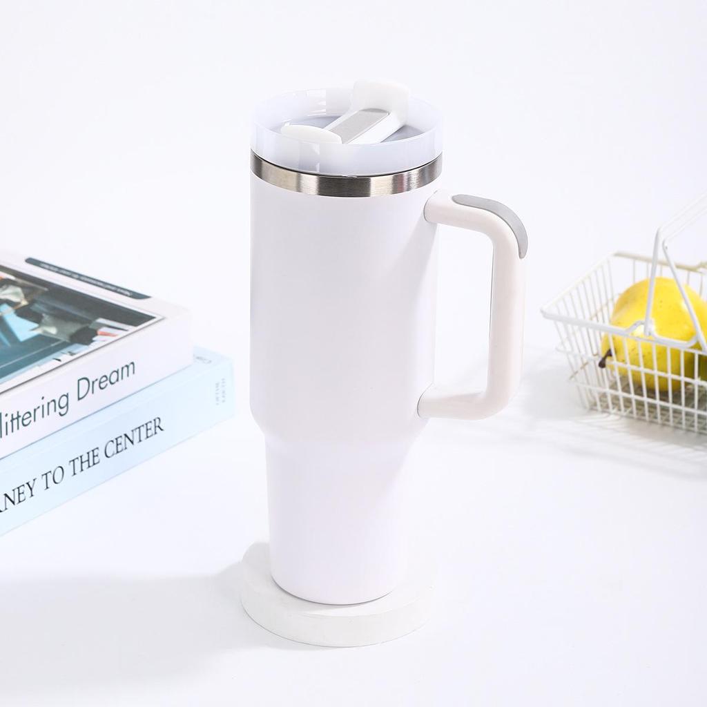 Second Gen 40oz Insulated Car Cup with Handle - Large Capacity, Double Layer Vacuum for Cold Storage