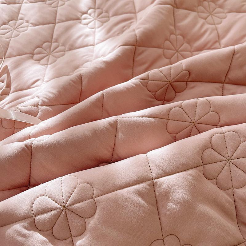 Solid Color Bed Skirt Simple Style Bed Linen with Elastic Band Home Bed Cover Soft Bedspread faldones de cama (No Pillowcase)