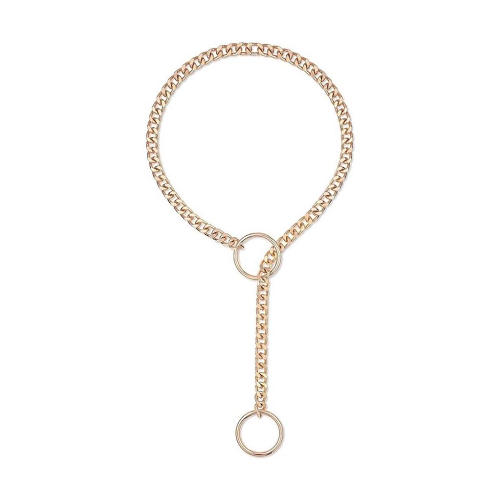 Chic Adjustable Lasso Hoop Necklace Unique Stainless Steel Lasso Necklace Accessory Personalized Neckchain Adornment