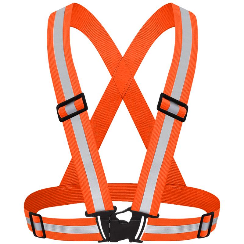 Reflective Outdoor Adjustable Safety Vest for Night Running and Cycling