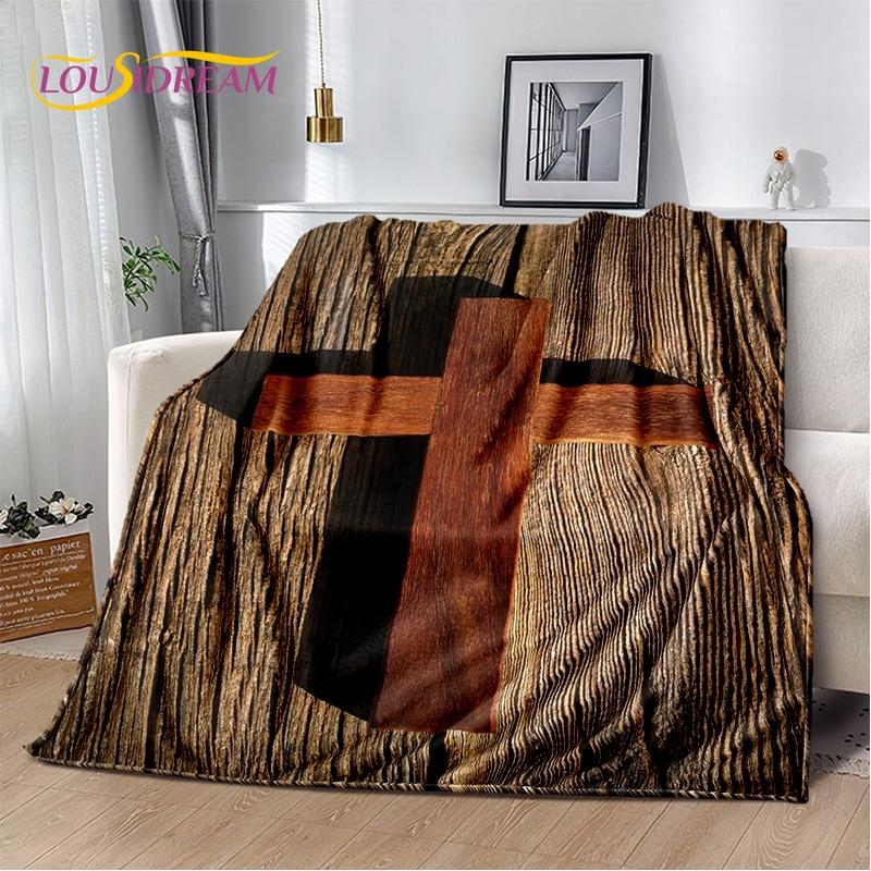 New 3D Pray Holy Bible Cross Jesus Soft Blankets,Keep Warm Throw Blanket Comfortable Blanket for Picnic Beds Sofa Home Bedroom