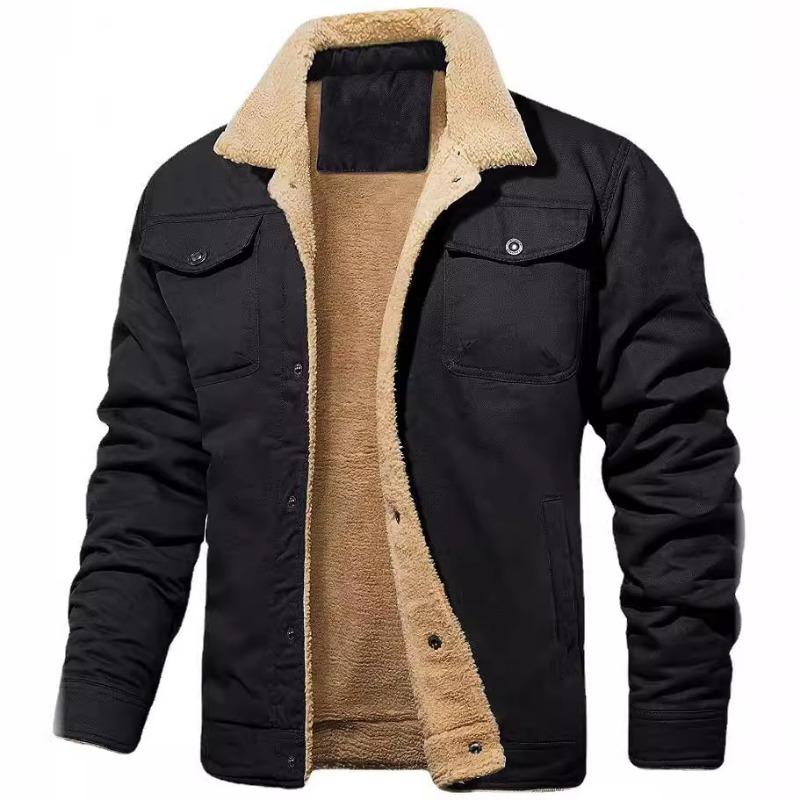 Men’s Fleece Lined Cotton Work Jacket
