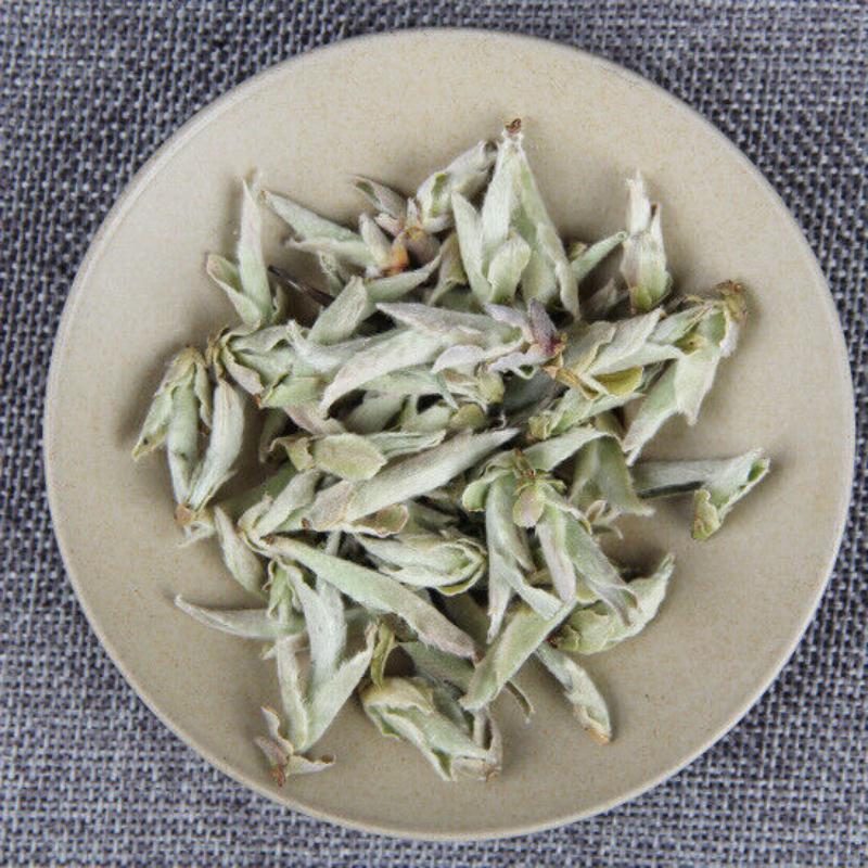 Yunnan White Bud Pu-erh Chá Bai Ya Bao Sheng Puerh Folha Solta Raw Puer Yabao