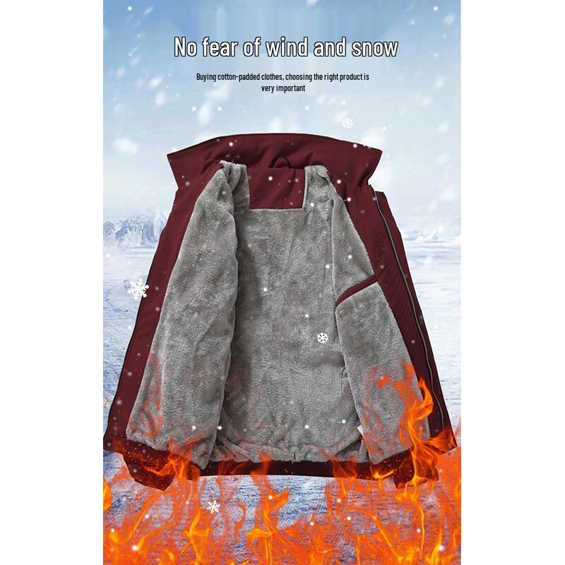 JEEP Men's Fleece-Lined Warm Jacket