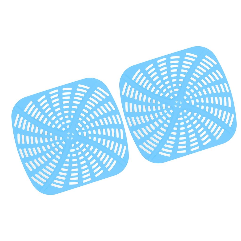 2 Stück Fritteuse Wiederverwendbare Silikon Fritteusen Einlage Kratzfeste Silikon Einlegematte für Ninja Foodi AG301 Fritteuse Blau
