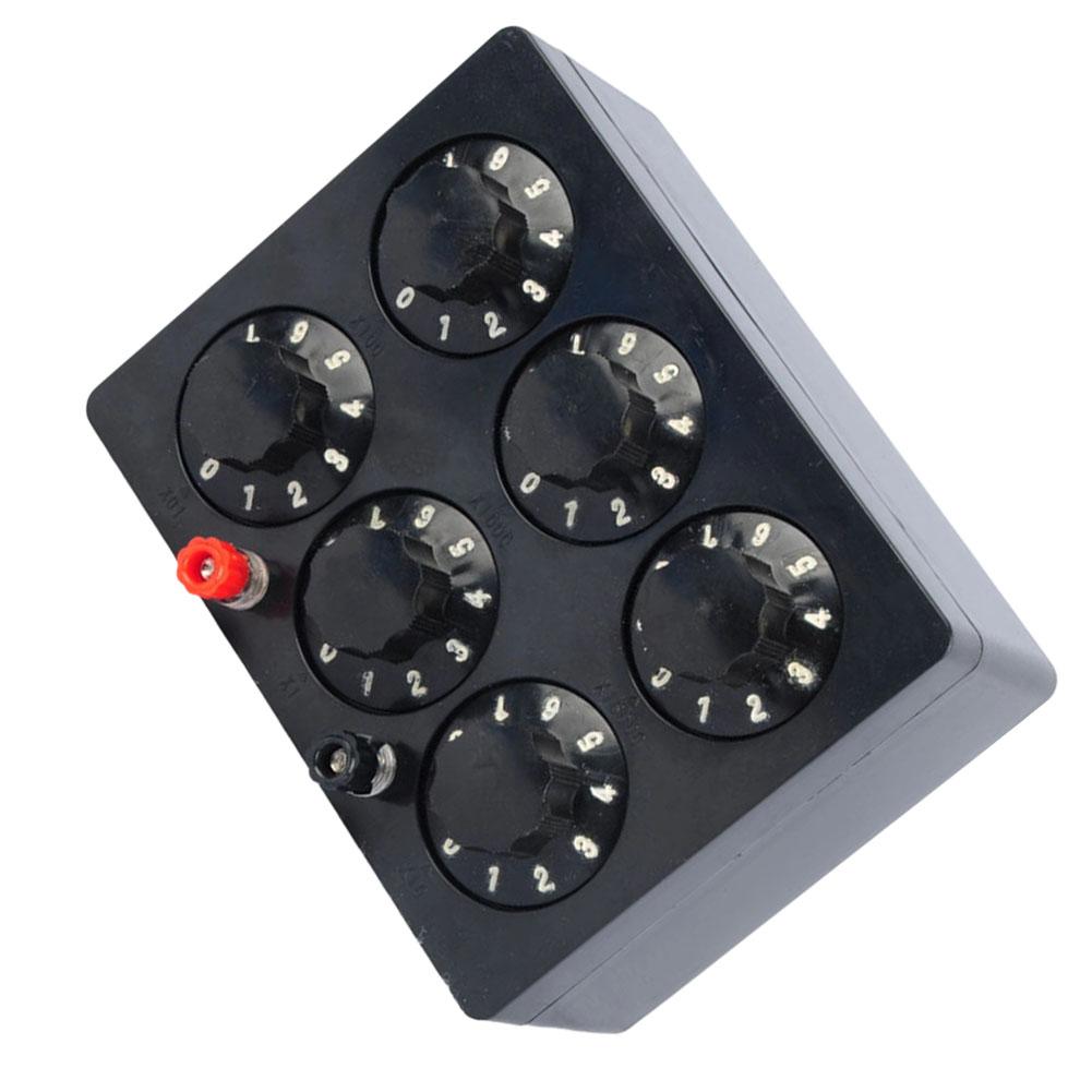 Adjustable Resistance Box 0 To 99999.9 Ohm J23022 Instrument For Physics Teaching Lab Experiment And Measurement Devic