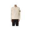 STONE ISLAND Ss25 Logo Crew Neck Long Sleeve Sweatshirt Men Sweatshirt Off-White K1S1551000-62S00B9-V0093