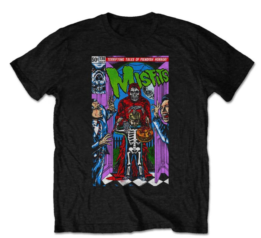 Misfits Trick or Treat T-Shirt Vintage Horror Punk Band Tee Graphic Unisex S-5XL XXXL