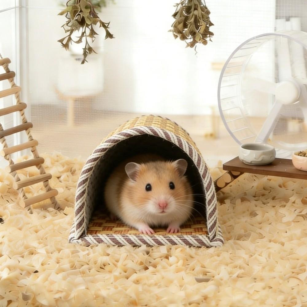 Breathable Pet Cave Nest Wear Resistant Hamster Rest Shelter Hamster Cool Nest  Cage Accessory