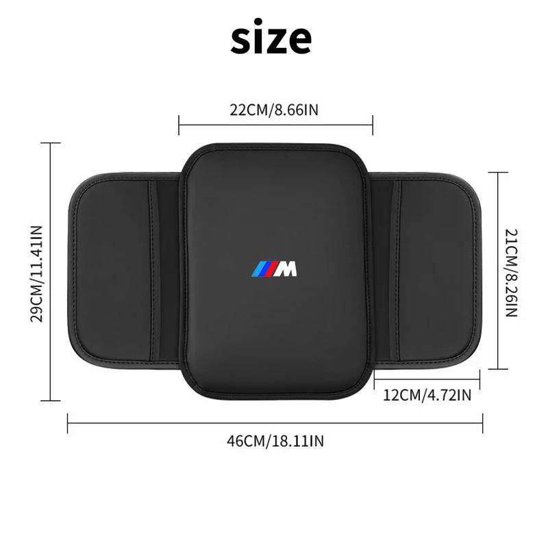 Car Armrest Box Mat Stowing Tidying Cushion Protective Pad For BMW M E34 E36 E60 E90 E46 E39 E70 F10 F20 F30 X5 X6 X1 M3 M5 M6