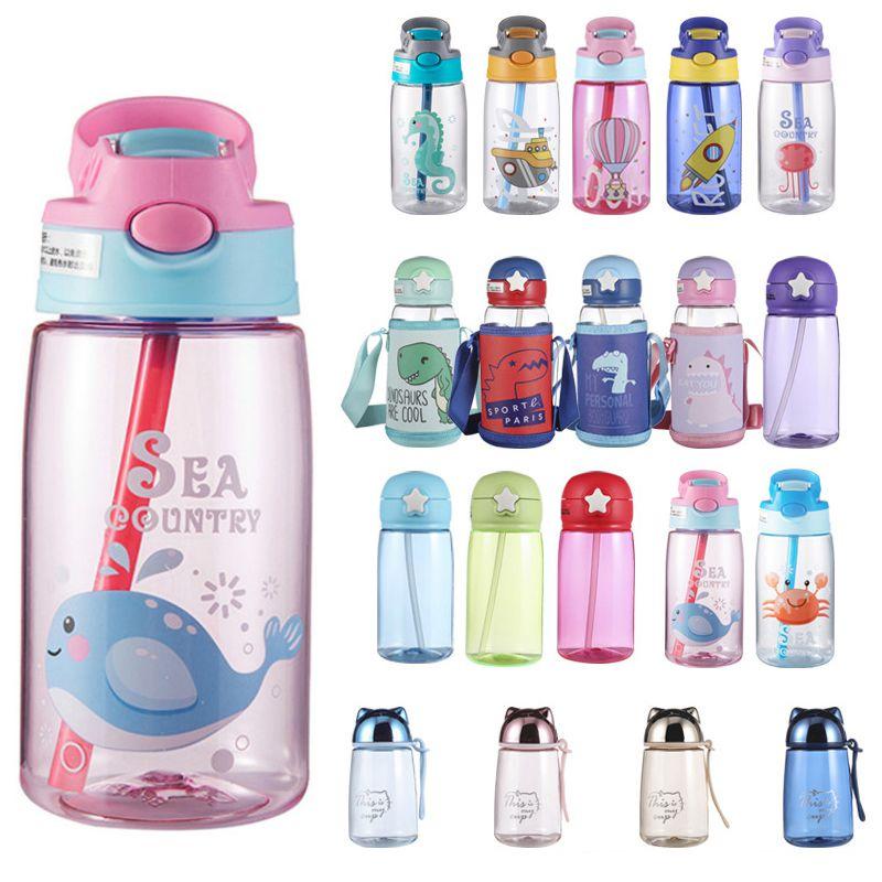 Adorable Multi Color Baby Feeding Cup With Straws Perfect For Kids With Leakproof Feature