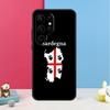 Flag of Sardinia Case For Samsung Galaxy S23 S24 Ultra S20 S21 FE Note 10 20 Ultra S8 S9 S10 S22 Plus Cover