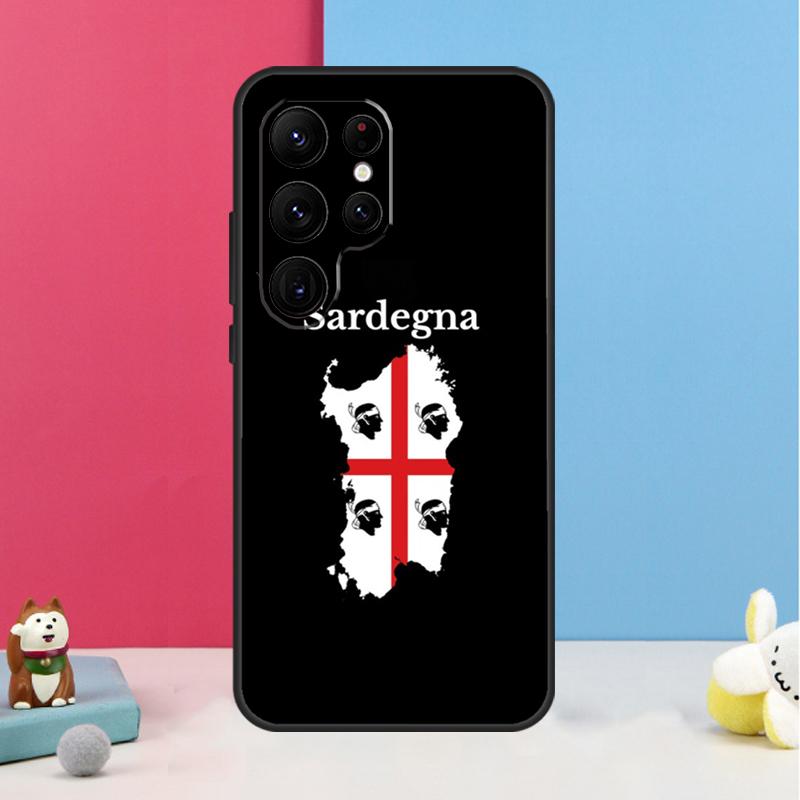Flag of Sardinia Case For Samsung Galaxy S23 S24 Ultra S20 S21 FE Note 10 20 Ultra S8 S9 S10 S22 Plus Cover