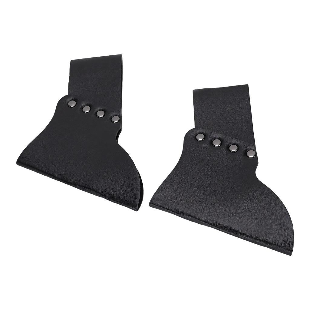 2 Pcs PU Leather Sword Sheath Medieval Sword Holster Adjustable Waist Hanger for Cosplay
