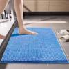 New 40*60cm Bath Mat Anti Mould Chenille Super Absorbent Bath Mat Extra Soft Machine Washable Bathroom Carpet