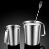 500/1000/1500/2000ML Edelstahlbecher Edelstahl Kaffee Latte Tasse Kaffeezubereitung