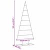 Metal Christmas Tree Gold 125 cm Powder Coated Steel