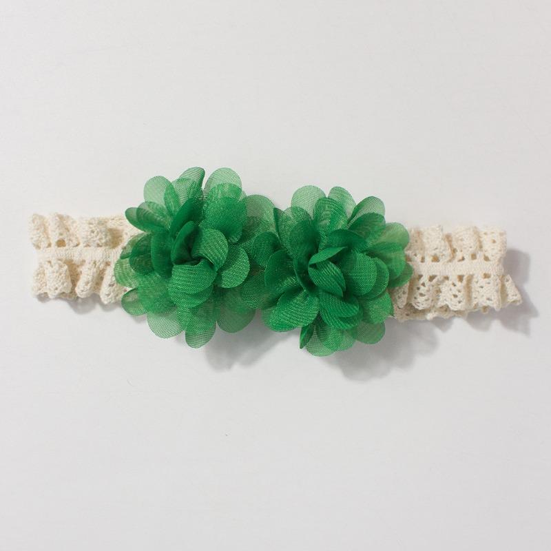 Neues Baby-Spitzenstirnband süße Chiffonblume Kinder-Kopfschal dünn bequem Baby-Haarschmuck