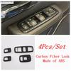 For Dodge Ram 1500  - 2025 Car Accessories ABS Door Armrest Window Lift Switch Panel Cover Trim ABS Carbon Fiber Interior