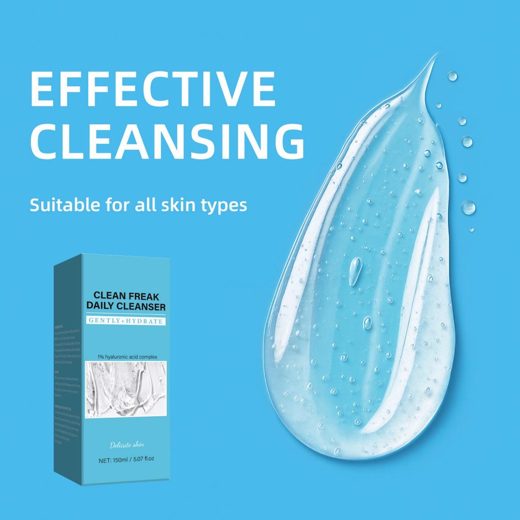 Cleansing And Revitalizing Daily Facial Cleanser Facial Moisturizing And Cleansing Massage Cream Hydrating And Softening Facial Care 150ml