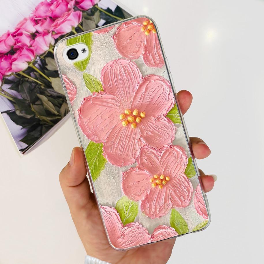 For iPhone 4 Case iPhone 4s Cover New Fashion Marble Transparent TPU Soft Silicone Funda For iPhone4 iPhone4s A1431 A1387 Bumper