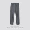Men's Slim-Fit Tapered Trousers – Solid Color, Casual & Business-Ready