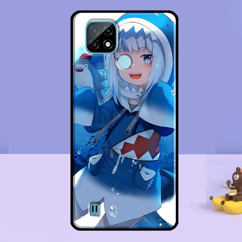 Gawr Gura Hololive Anime Case For Realme C61 C75 C67 C55 C53 C51 C35 C21Y C25S GT 7 Pro 6 6T 10 11 12 13 14 Pro Plus