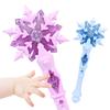 Light Up Musical Magical Wand For Kids Girls Birthday Party Toy Roleplay Princess Snowflake Wand for Roleplay Game Wear