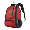 Baseball Backpack Bag with Fence Hooks Double Shoulder Strap Ball Compartment Polyester for Everyday
