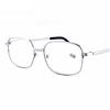 1 tk Fashion Unisex kerge kullast metallraamiga eakate prillid hüperoopiaprillid