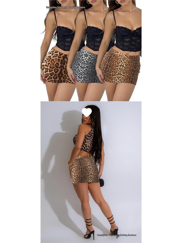 Europäische & Amerikanische Sommer Mode Sexy Elastischer Bodycon Minirock