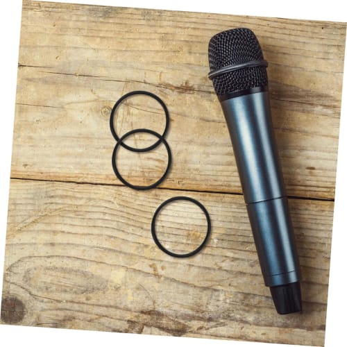 BIUDECO 10-Pack Shock Mount Microphone Holder Anti-Vibration Suspension with Universal Elastic Band for Condenser Microphones