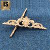 European-Style Solid Wood Carved Rose Flower Decoration Sticker