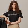 Munsingwear Women Easyfit Lettering Short Sleeve Knit Black Mp322lkv72