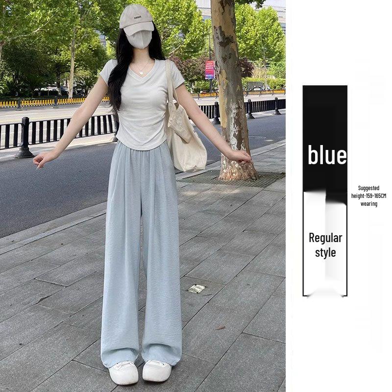 2025 Damen High Waist Locker Yamamoto Milchpuff Weitbein Sporthose