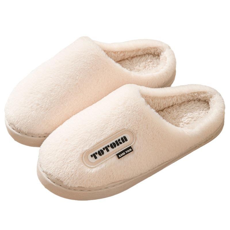 Cotton slippers autumn and winter new velvet home indoor floor mop thick-soled non-slip shoes warm cotton mop