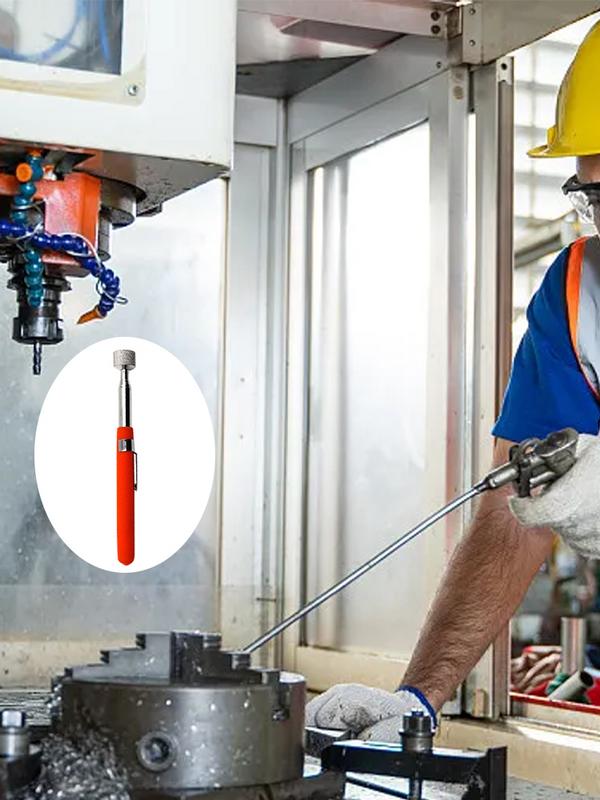 Teleskopischer Magnetstab Teleskopisches Magnet-Aufnahmewerkzeug Leichter Metall-Saugstab Zubehör für Fahrzeuginspektionswerkzeuge