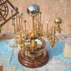 45.72 Cm Luxury Art Piece for Book Shelves Brass and Steel Orrery A Larger Model of the Solar System with Planets